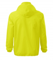 Windjacke mit Kapuze – fluoreszierende Farben GELB Windjacke mit Kapuze – fluoreszierende Farben GELB